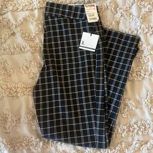 Jules & Leopoldo Gingham Pants- NWT